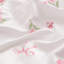 Ensemble de housse de couette réversible rose blanc et floral-120066715