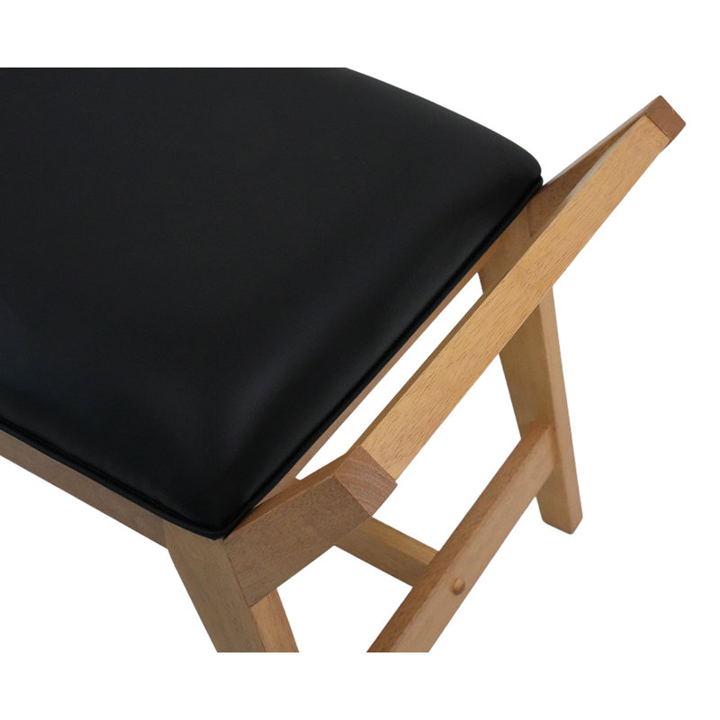 Entryway Modern Upholstered Bench With Arms, 51" Wide With Solid Wood Legs, End Of Bed Bench, For Dining Room/Bedroom/Hallway