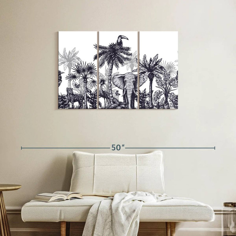 Brampt Jungle Euphoria, 24" H x 38" W