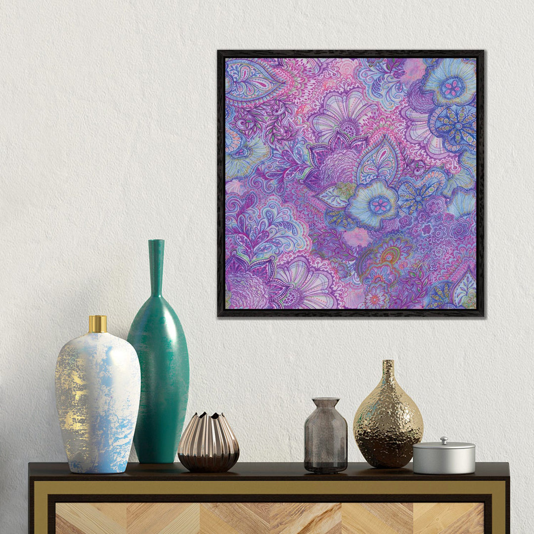 Flourish Purply von Stephanie Corfee - Gallery-Wrapped Canvas Giclée on Canvas