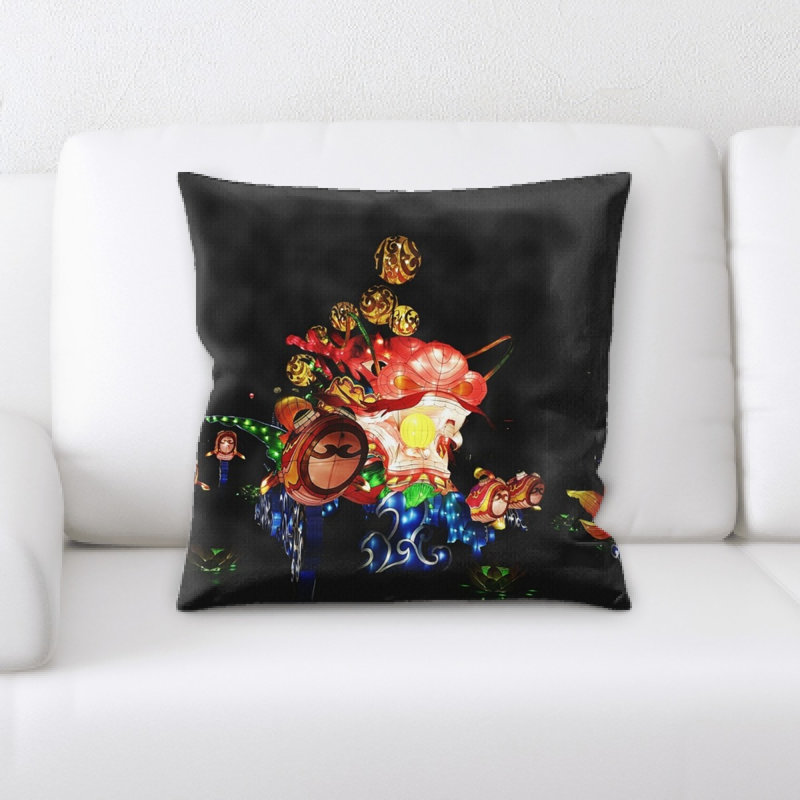 Microsuede Reversible Throw Pillow