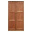  Armoire de rangement en bois 60 po avec 4 tablettes Traditional-1317540136