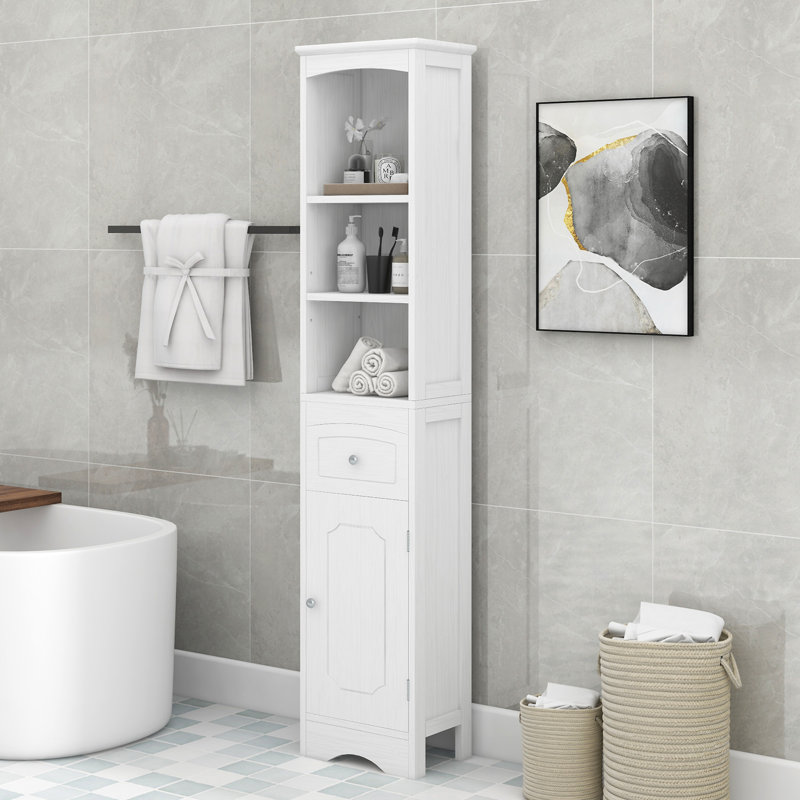 Grande armoire de salle de bain, Blanc