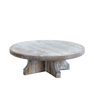Grand élévateur brun en bois 12 po
