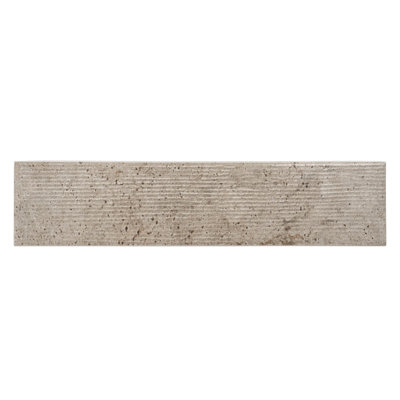Flexa 3-in. x 12-in. Subway Textured Concrete Look Matt Porcelain Wall Tile
