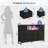 Multi-Functional TV Stand with 8 Drawers & LED Lights-227550851