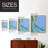 Circulating Flow I Framed Print - Solid Wood-1403636506