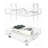 Suyeko 2 Tiers Clear Acrylic Bar Cart