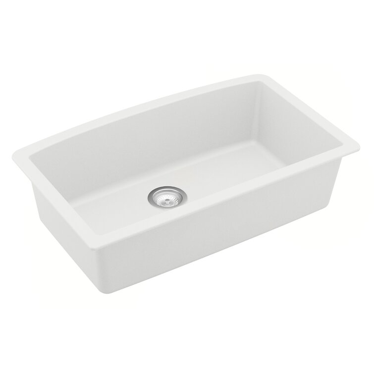 Karran All-in-One Undermount Stainless Steel 32 in. Single Bowl