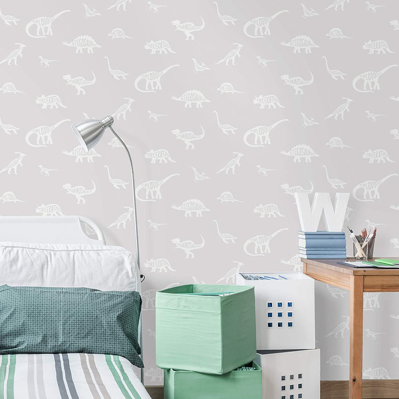 Cinderford 10.05m x 53cm Matte Wallpaper Roll, Grey
