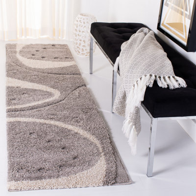 Tapis noir / ivoire Ashal