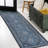 Dalyan Geometric Medallions Machine-Washable Blue/Gray Rug-720813599