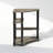Furinno Turn-N-Tube Multipurpose Corner Shelf, Display Rack, Bookshelf, French Oak/Black-2017094066