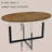 Oval Coffee Table with Open Shelf-614584413
