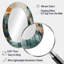 Miroir mural vert et brun artistique Libération III - vert-2145238459