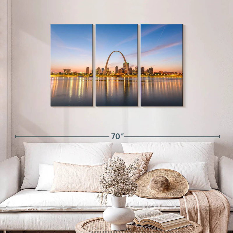 «Sydney St Louis», lumières de l'horizon, H 28 po x l 45 po