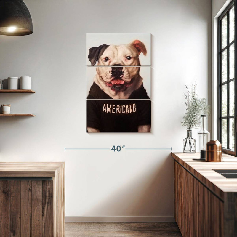 Brampt Americano, 38" H x 24" W
