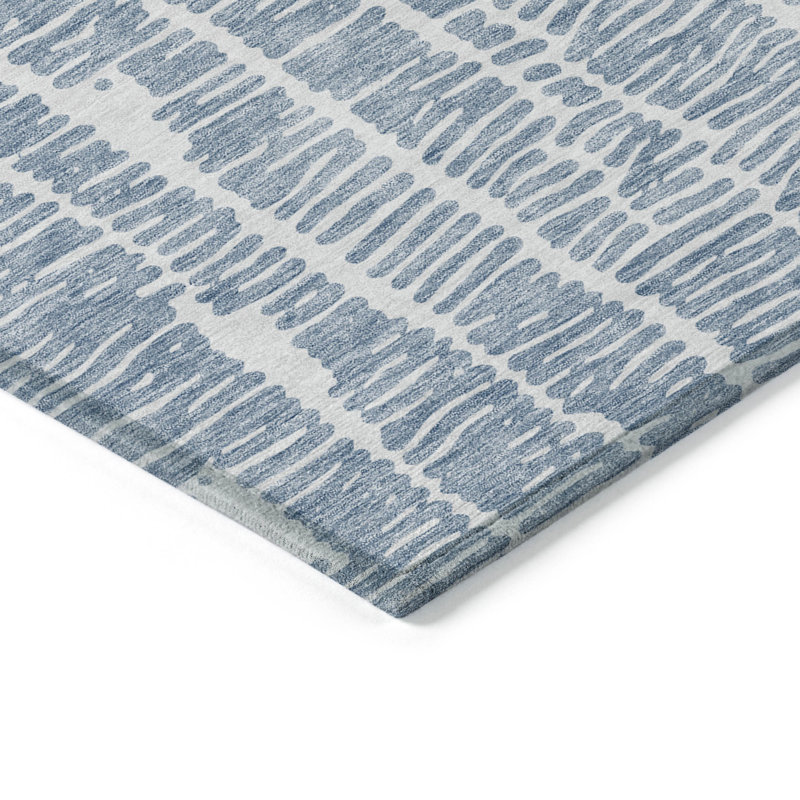 Tapis intérieur / extérieur en polyester tissé à la machine Malchow, Rond 8 pi