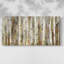 Birch Path- Toile tendue avec châssis - Prêt à accrocher-410868776