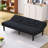 Sofas Couches, 66 Inch Modern Convertible Sofa Bed, for Living Room Apartment Bedroom | Black | Corduroy-780469148