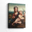 Madonna of the Yarnwinder - Toile tendue avec châssis par Leonardo Da Vinci-312301524