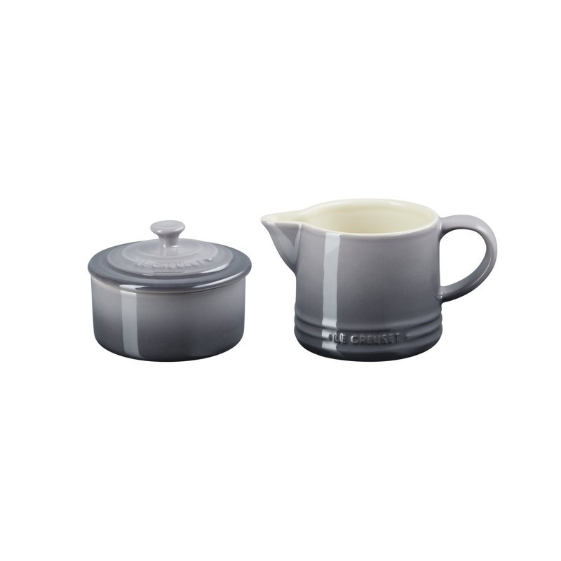 Le Creuset Stoneware Cream & Sugar Set, Oyster
