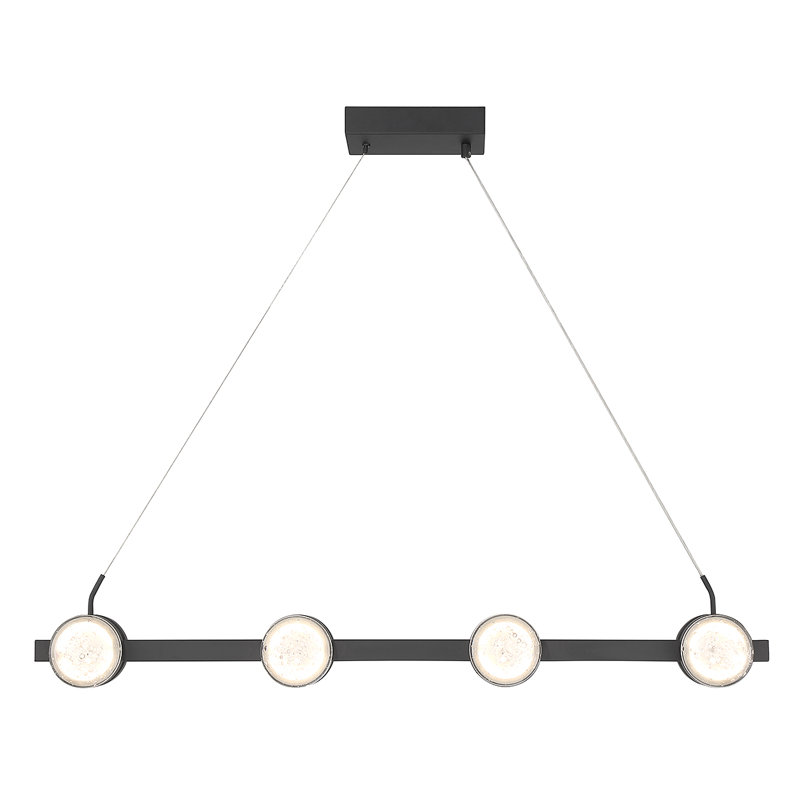 Lustre linéaire moderne à 8 lumières Lydiane