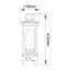 Chichica 47.4cm Battery Powered Outdoor Lantern