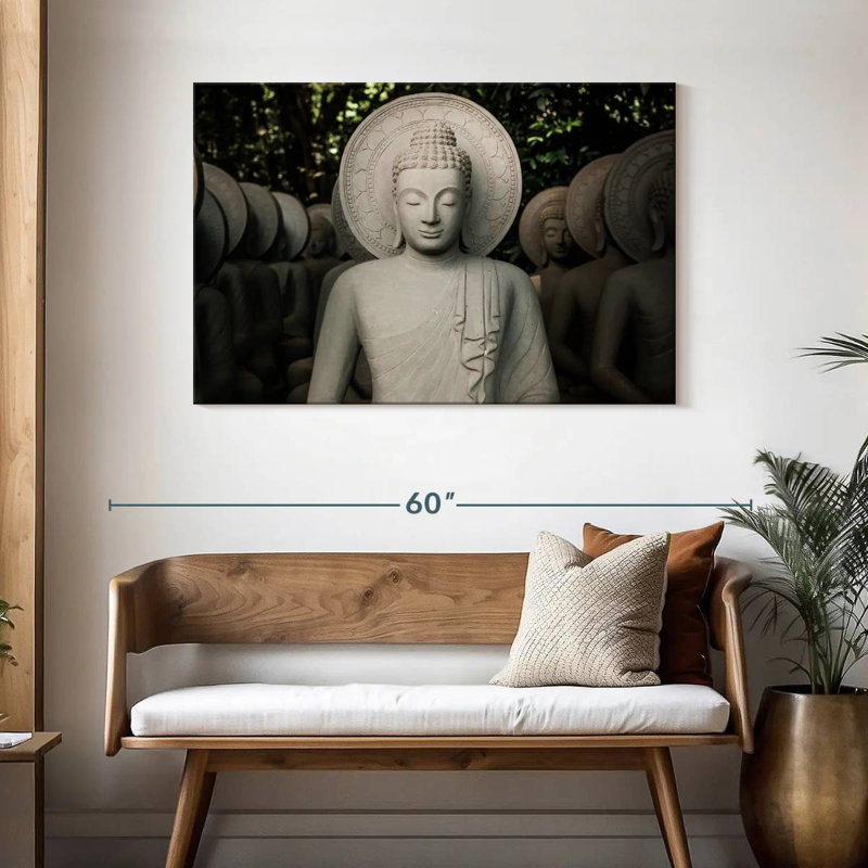 Adella Kantharaj Buddhas, 30" H x 45" W
