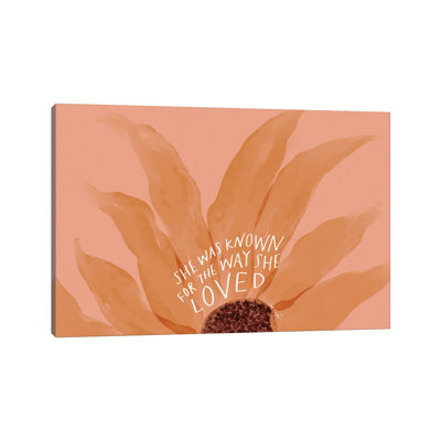 She Was Known For The Way She Loved by Morgan Harper Nichols - Wrapped Canvas Graphic Art