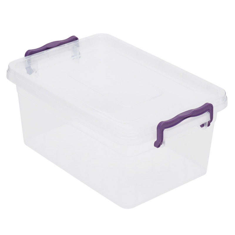 Bac en plastique, 5 L, H 5,25 po x l 8 po x P 12,25 po