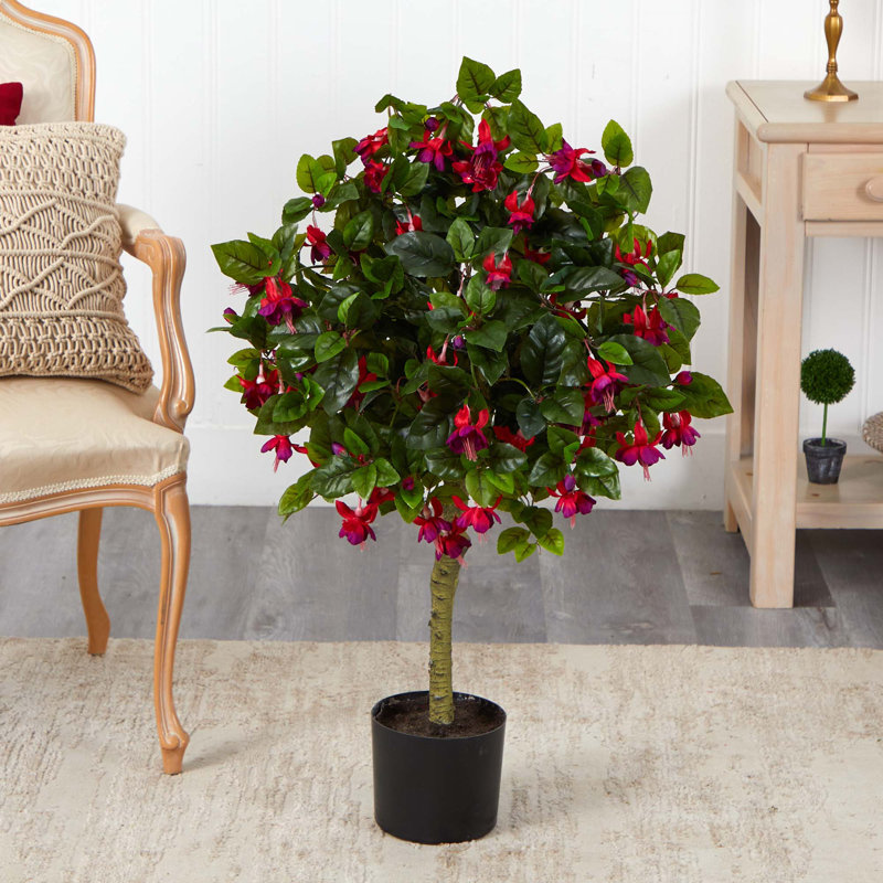 36'' Faux Ficus Topiary in Planter