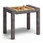 Shagreen Game Table with Dice, Chocolate