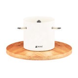 Moonlight Christmas Tree Stand Resin Live Tree Stand For Max. Tree Height Under 6 Ft.