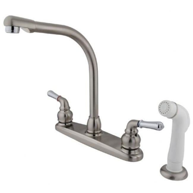 Distributeur d’eau chaud & froid avec jet latéral Magellan, Chrome poli