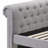 Justice Smoke Gray Fabric Daybed With Trundle