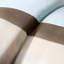 King Comforter 7 Pieces - Blue And Taupe With Decorative Pillows Steam Piece Bedding Ribbon Wrinkle- Feature