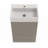 20" Striped Bathroom Vanity With Ceramic Sink-2037503948