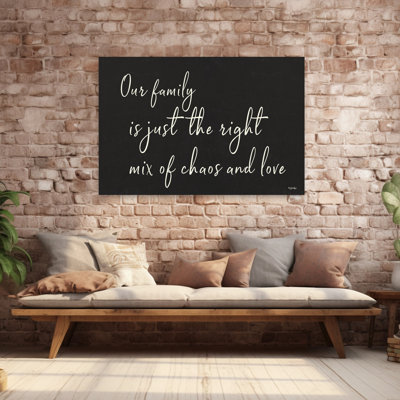 Family Chaos And Love Abstract Contemporary Wall Art Print