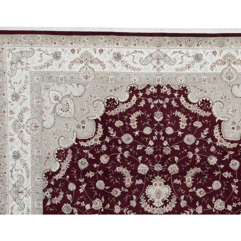 Elegance Hand Woven Silk and Wool Oriental Area Rug