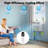 R.w.flame 12,000 Btu U-shape Window Air Conditioner - 6 Functions With Remote, Ultra-quiet Cooling For Bedrooms/home Offices/dorms