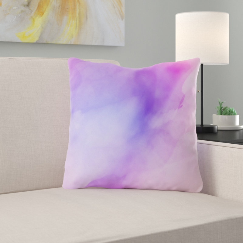 Alyshia Outdoor Square Pillow Cover & Insert, Microsuede, Indoor
