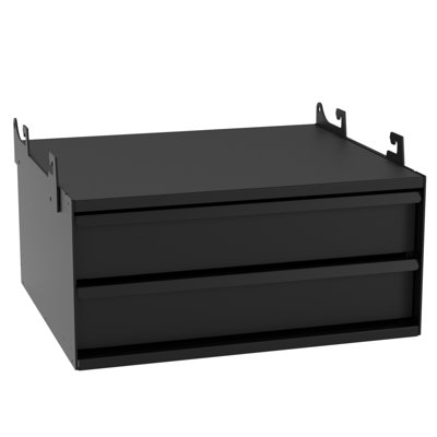  Table de préparation en métal pour salle de classe, armoire métallique encastrée, capacité de 100 lb, rangement pour outils, poignées affleurantes, fabriquée aux États-Unis