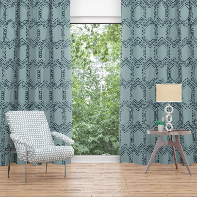 Paire de rideaux obscurcissant en polyester Diamon, L 20 po x L 52 po