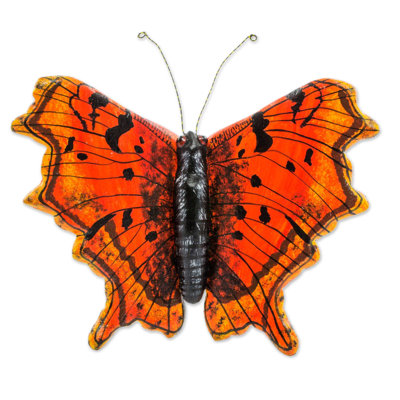 Figurine papillon polygonia