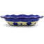 Bleu-belle Fleur Stoneware Salad Bowl