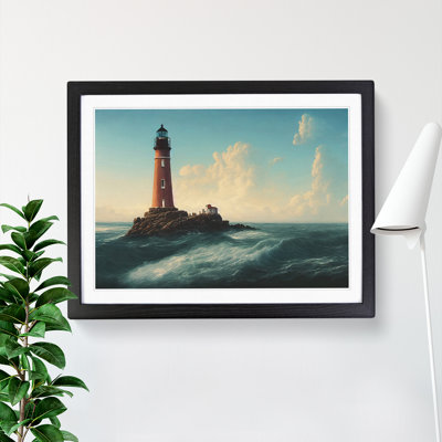 Joyous Lighthouse - Single Picture Frame Print