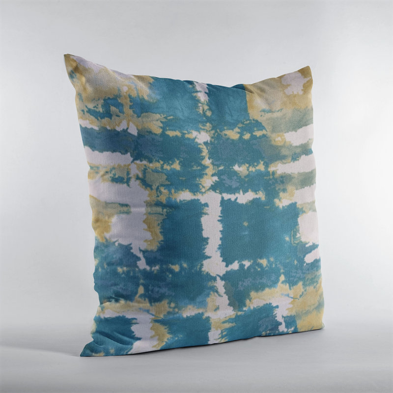 Contemporary Art Linen Indoor/Outdoor Pillow Cover & Insert, 22" x 22"