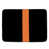 Rayures noires et orange