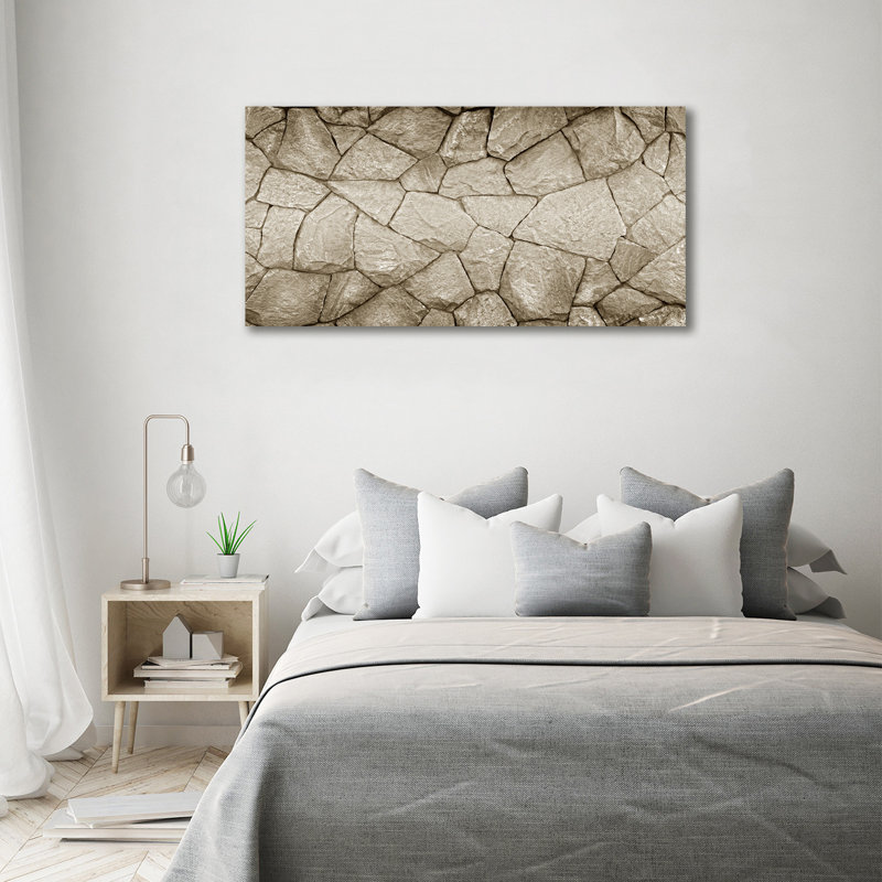 Stone Wall - Wrapped Canvas Print